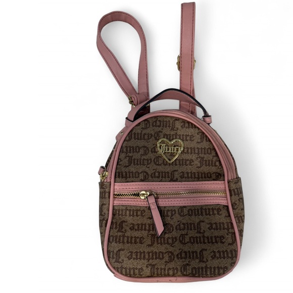 Juicy Couture Pink and Brown Mini Backpack - Picture 1 of 12
